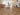 Living space with wood-effect SPC flooring