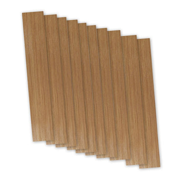 SELF ADHESIVE LUXURY VINYL FLOOR TILES - OAK - 91.4x15.2CM (PACK OF 36 - 5 SQM)