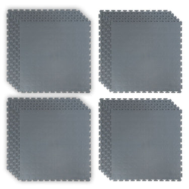 PREMIUM PVC FLOOR TILE (ROUND COIN) - SLATE GREY 50x50cm 7MM - Pack of 20 (5sqm)