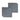PREMIUM PVC FLOOR TILE (ROUND COIN) - SLATE GREY 50x50cm 7MM - Pack of 10 (2.5sqm)