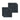 PREMIUM PVC FLOOR TILE (ROUND COIN) - JET BLACK 50x50cm 7MM - Pack of 10 (2.5sqm)