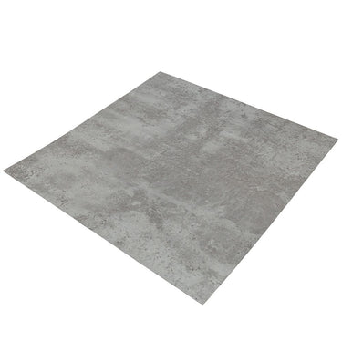 SELF ADHESIVE LUXURY VINYL FLOOR TILES - LIGHT GREY STONE - 45.7x45.7CM (4 PACKS - 20 SQM)