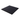 BLACK RUBBER GYM TILE 50CM X 50CM - 20MM