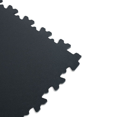 PREMIUM PVC FLOOR TILE X-JOINT - JET BLACK 50x50cmR