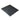 SOLID PVC FLOOR TILE (ROUND COIN) - JET BLACK 50x50cm